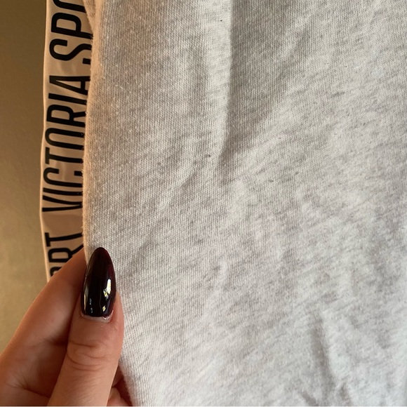 Victoria’s Secret Victoria sport logo striped zip up hoodie - Picture 4 of 7